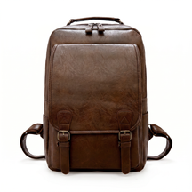 Men's Leather Backpack - Commander