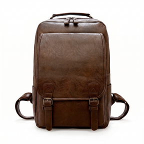 Men's Leather Backpack - Commander