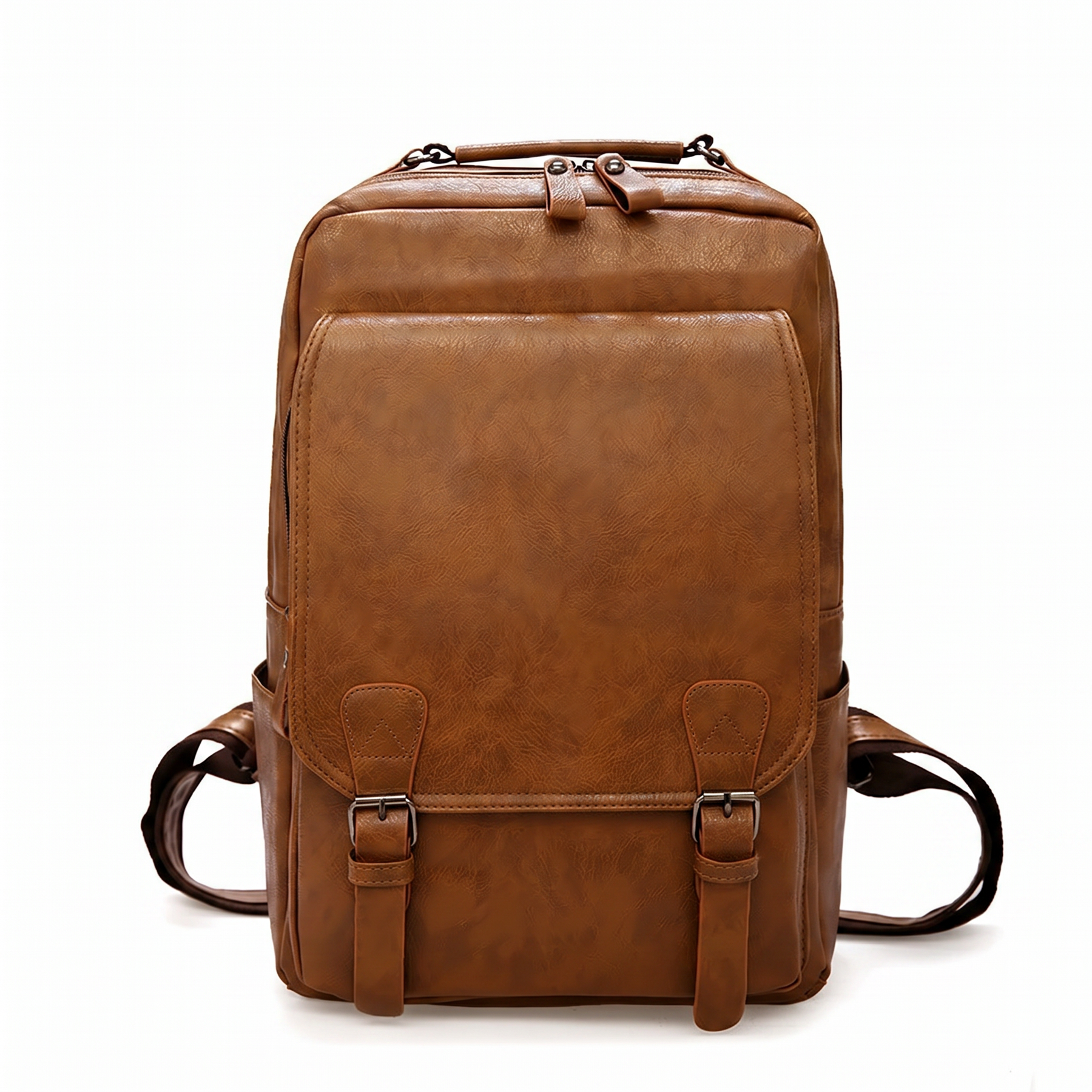 Men's Leather Backpack - Commander