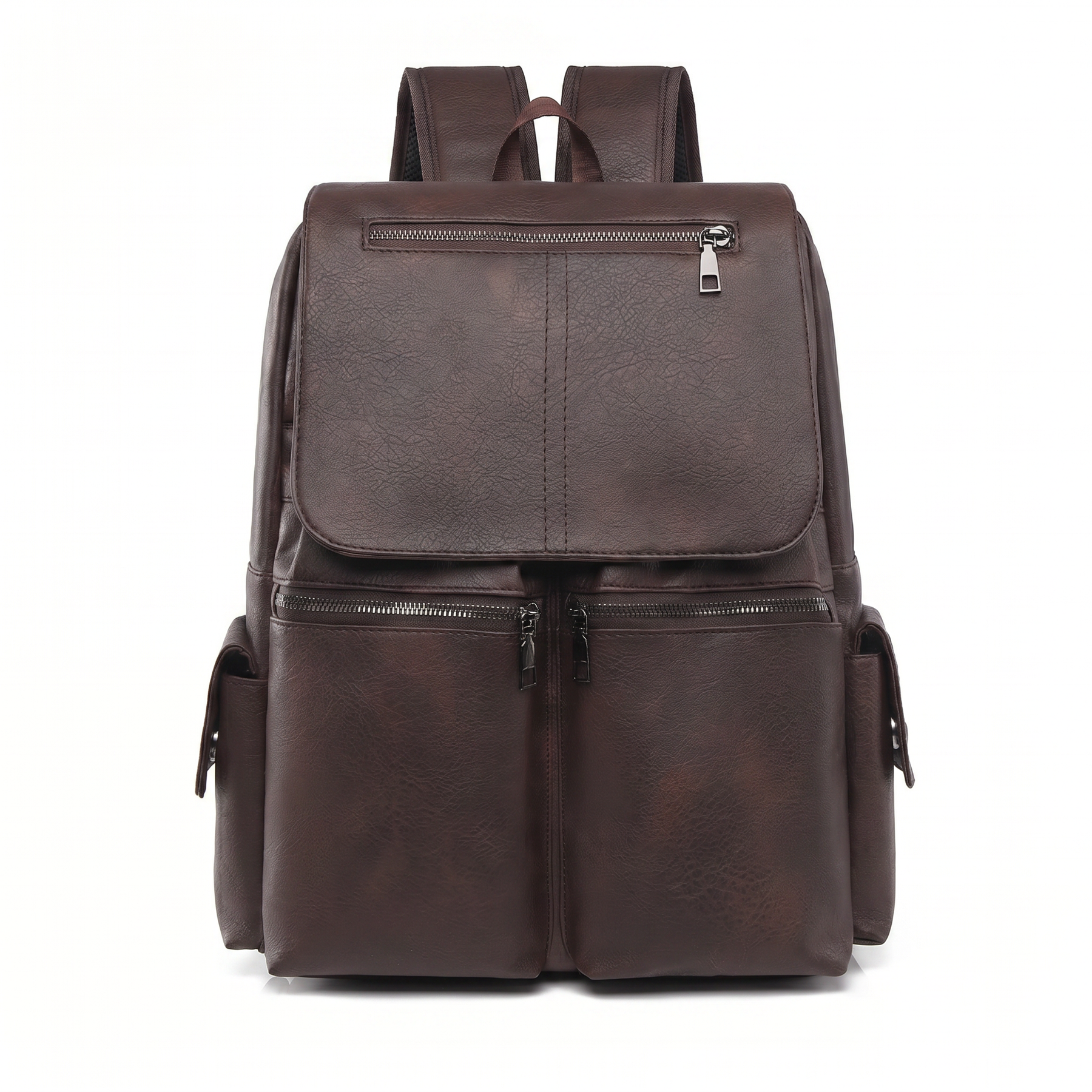 Men's Leather Backpack - Demetrius