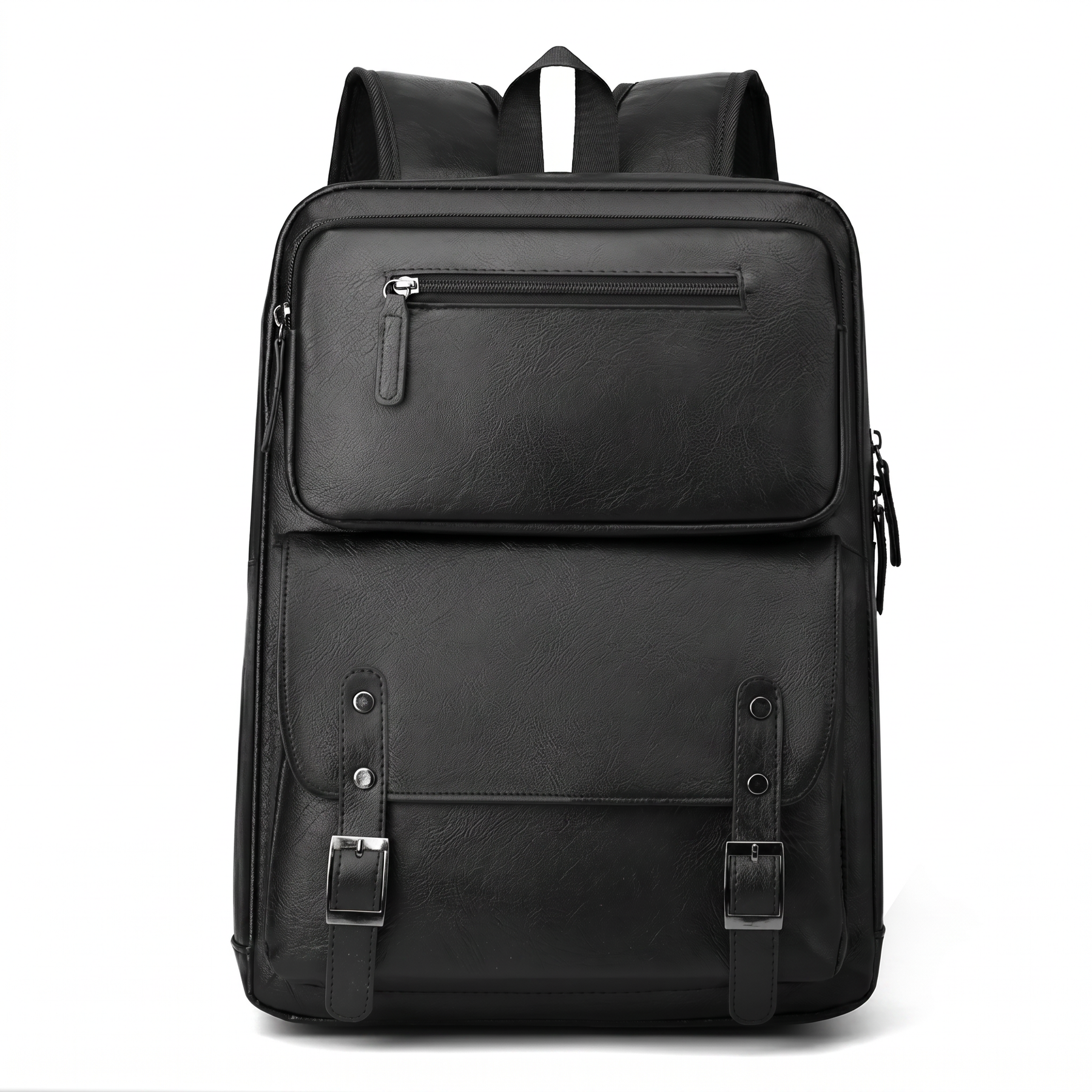 Men's Leather Backpack - Force