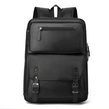 Men's Leather Backpack - Force