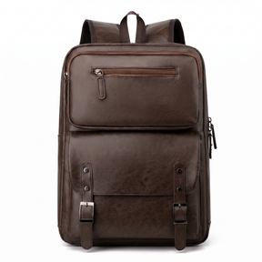 Men's Leather Backpack - Force