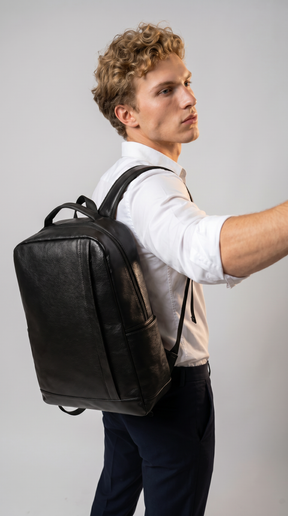 Men's Leather Backpack - Savage