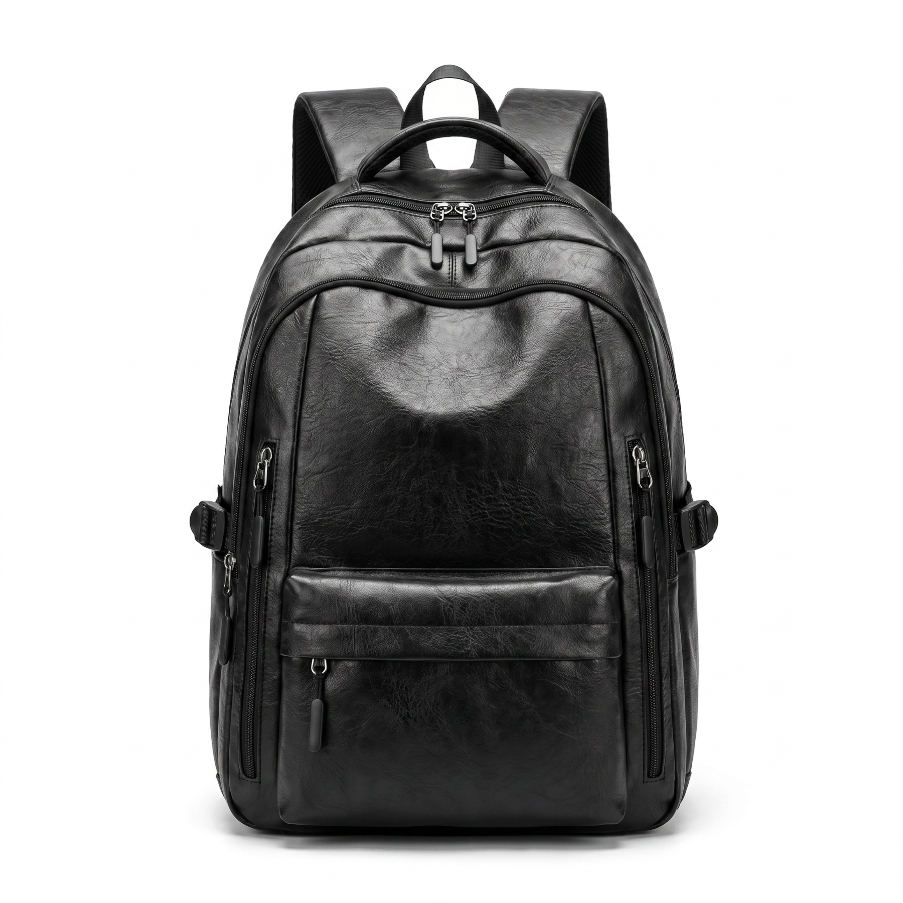 Men's Leather Backpack - Street