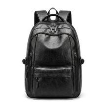 Men's Leather Backpack - Street