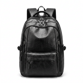 Men's Leather Backpack - Street