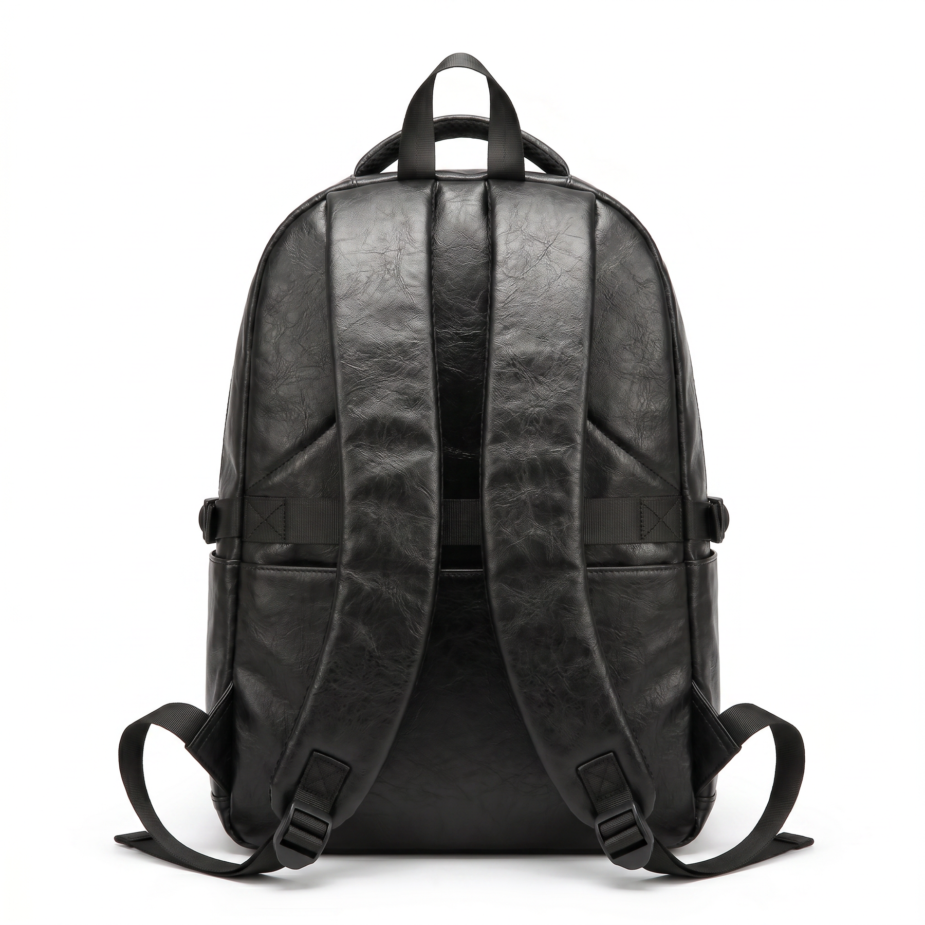 Men's Leather Backpack - Street
