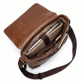 Men's Leather Briefcase - Work