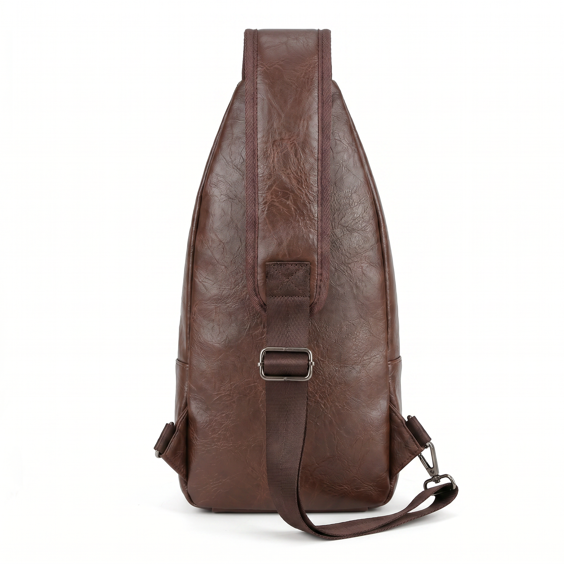 Men's Leather Crossbody Bag - Riot