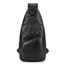Men's Leather Crossbody Bag - Riot