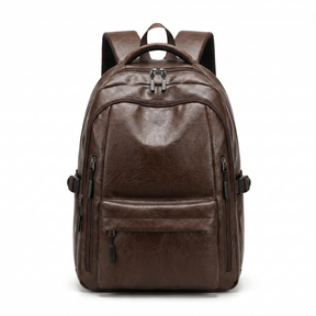 Men's Leather Backpack - Street
