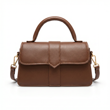 Women's Genuine Leather Top Handle Bag - Amelia