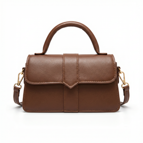 Women's Genuine Leather Top Handle Bag - Amelia