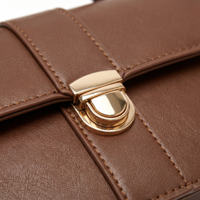 Women's Genuine Leather Top Handle Bag - Amelia