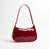 Women's Genuine Leather Baguette Bag - Carol