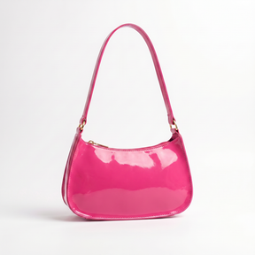 Women's Genuine Leather Baguette Bag - Carol