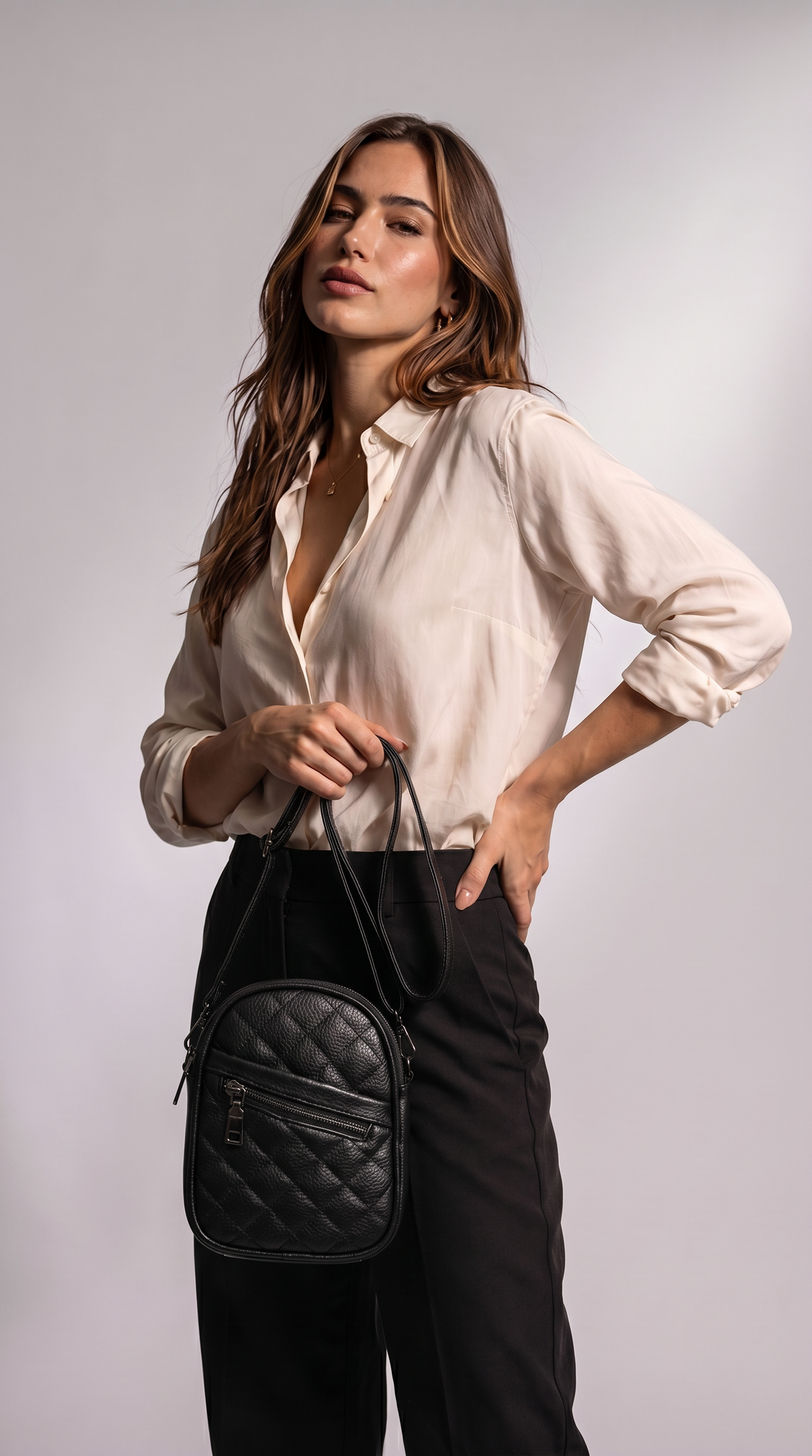 Women's Genuine Leather Crossbody Bag - Daft
