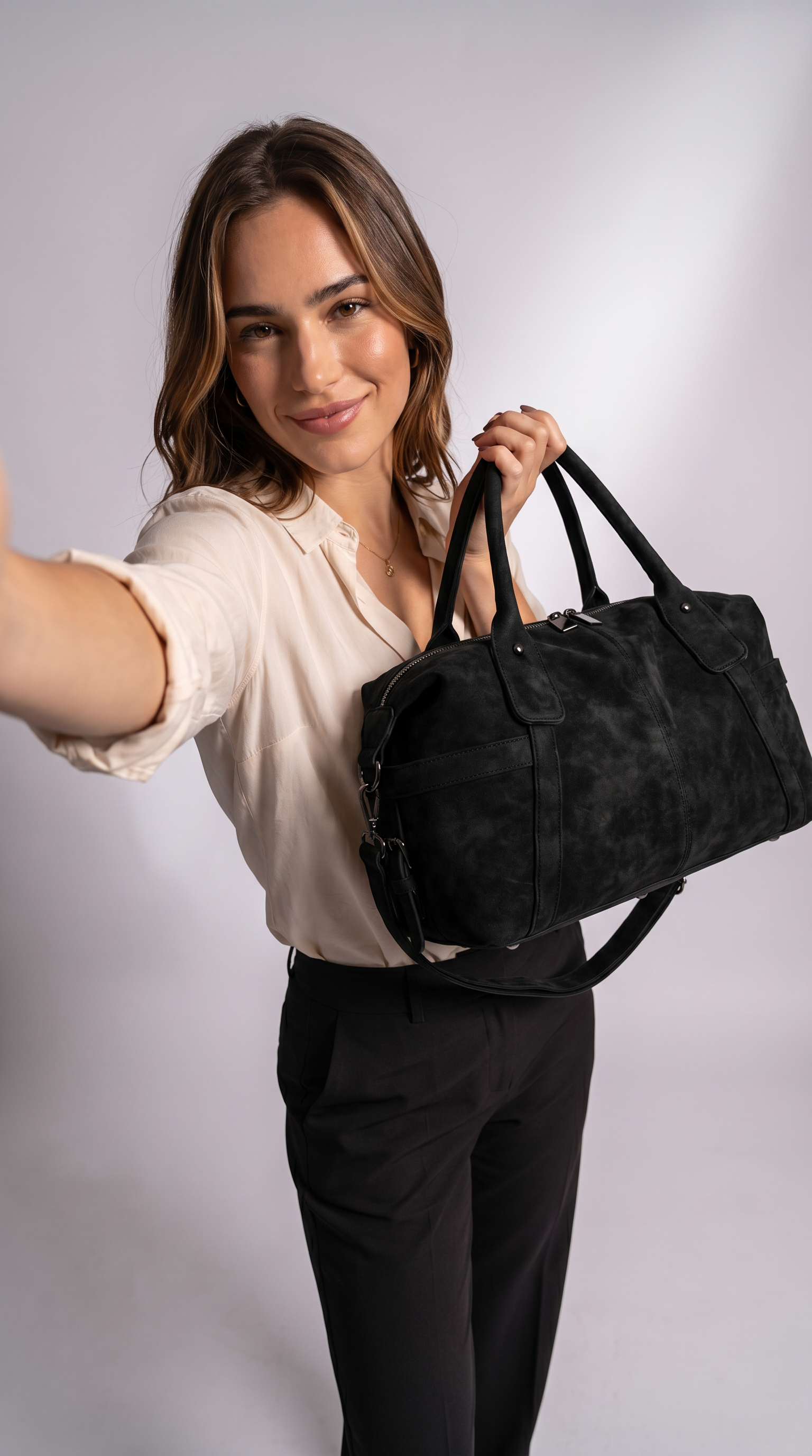 Women's Genuine Leather Crossbody Bag - Giant
