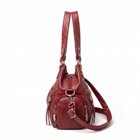 Women's Genuine Leather Hobo Bag - Kyle
