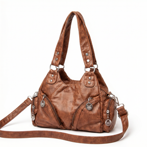 Women's Genuine Leather Hobo Bag - Kyle