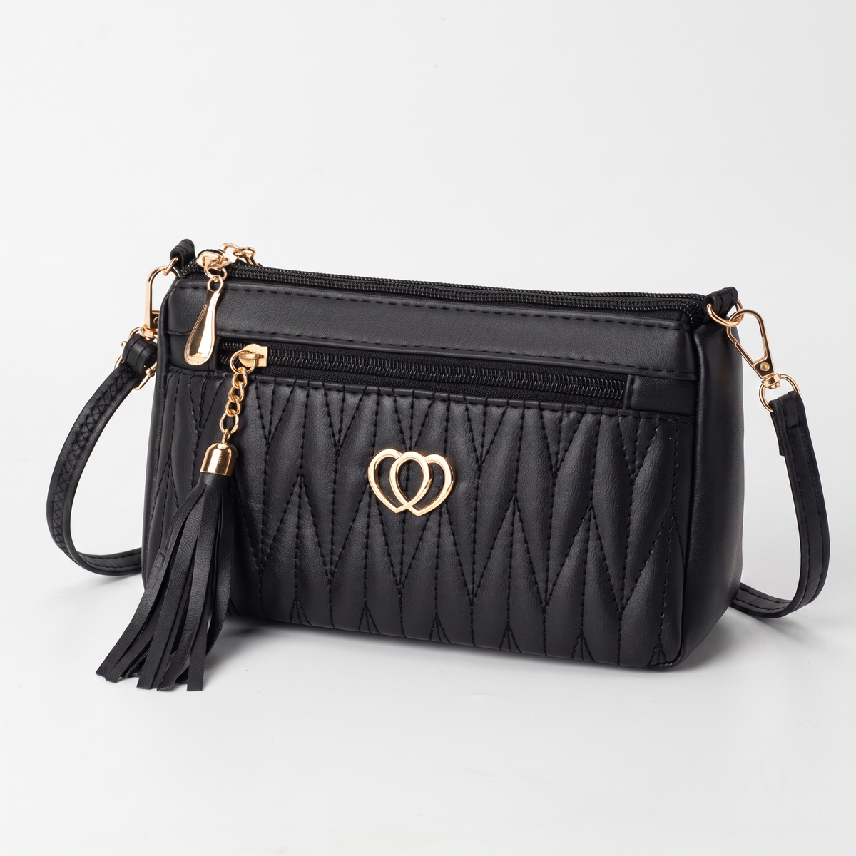 Women's Genuine Leather Crossbody Bag - Lovely