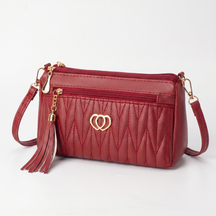 Women's Genuine Leather Crossbody Bag - Lovely