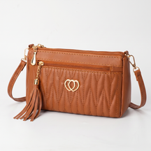 Women's Genuine Leather Crossbody Bag - Lovely