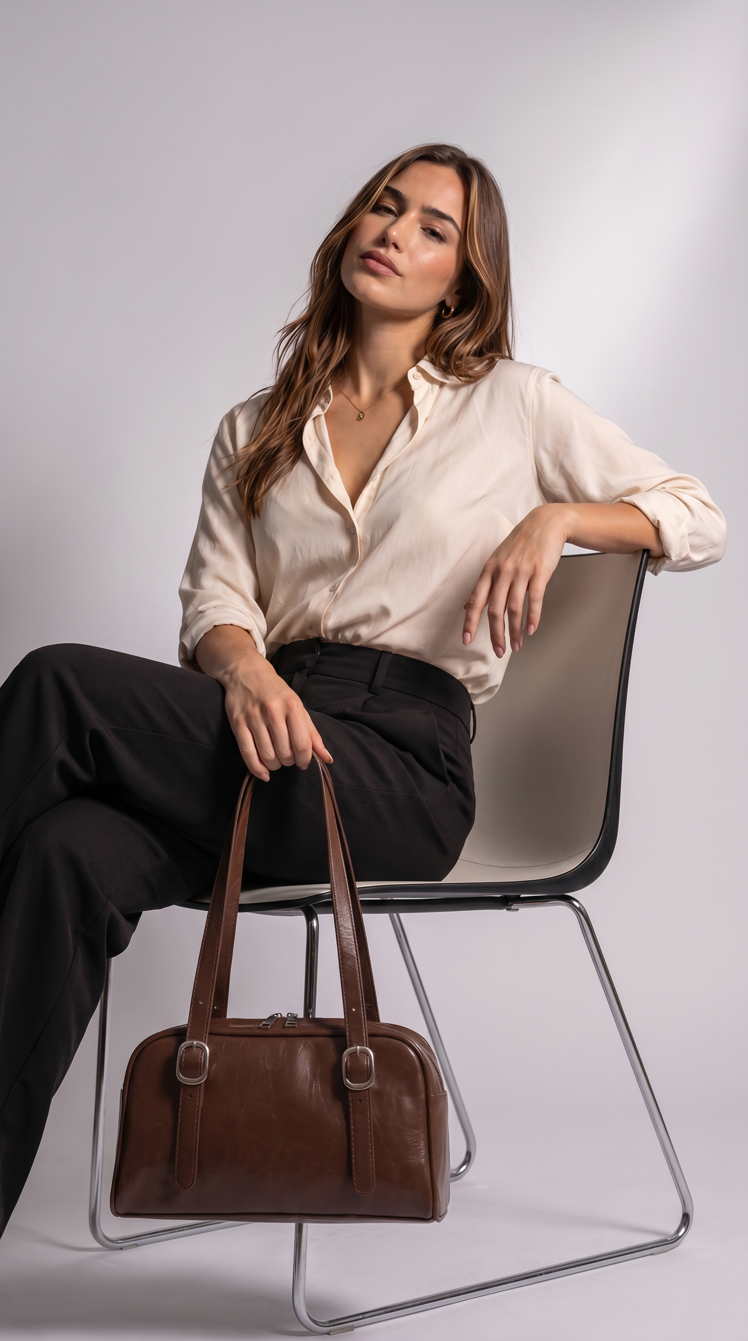 Women's Genuine Leather Crossbody Bag - Malena