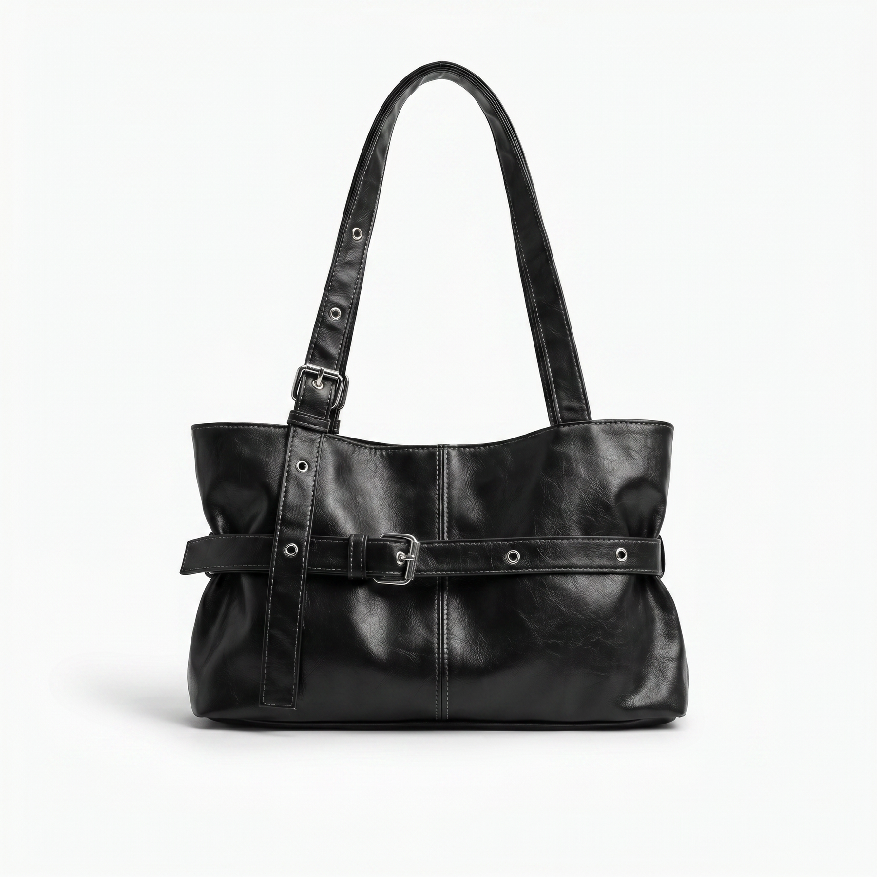 Women's Genuine Leather Shoulder Bag - Omega