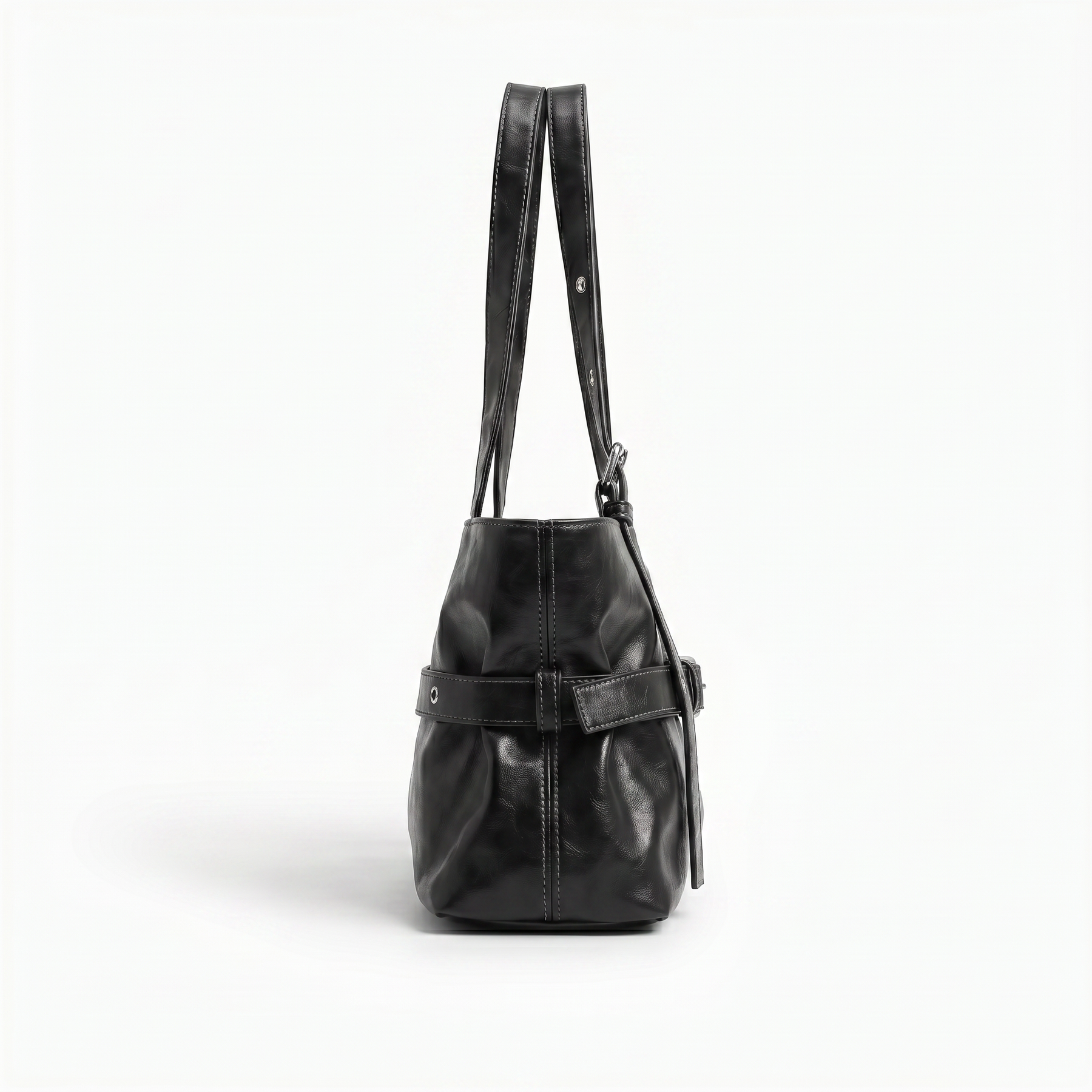 Women's Genuine Leather Shoulder Bag - Omega