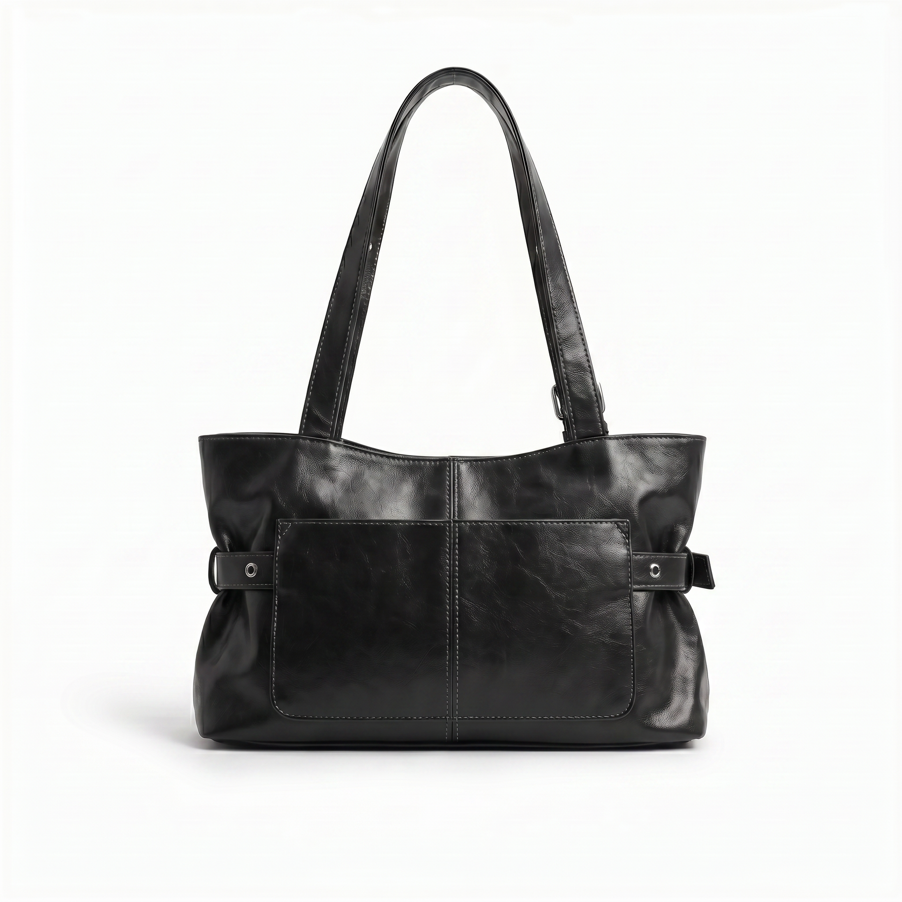Women's Genuine Leather Shoulder Bag - Omega