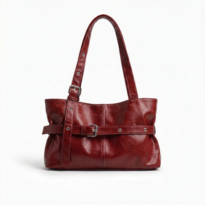 Women's Genuine Leather Shoulder Bag - Omega