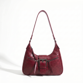 Women's Genuine Leather Hobo Bag - Vintage