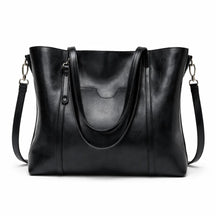 Women's Genuine Leather Messenger Bag - Elegant Woman