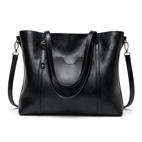 Women's Genuine Leather Messenger Bag - Elegant Woman