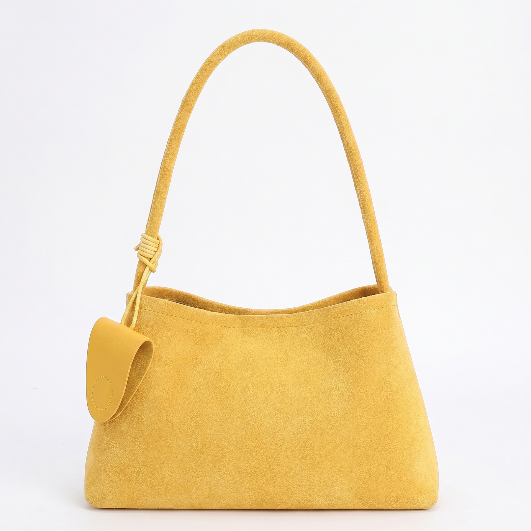 Women's Genuine Leather Shoulder Bag - Nature