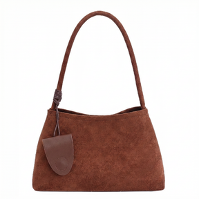 Women's Genuine Leather Shoulder Bag - Nature