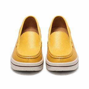 Women's Genuine Leather Platform Loafers – Maria