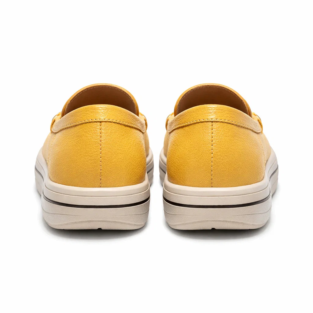 Women's Genuine Leather Platform Loafers – Maria