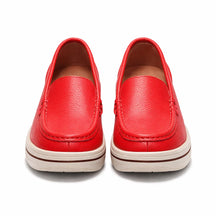 Women's Genuine Leather Platform Loafers – Maria