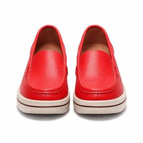 Women's Genuine Leather Platform Loafers – Maria