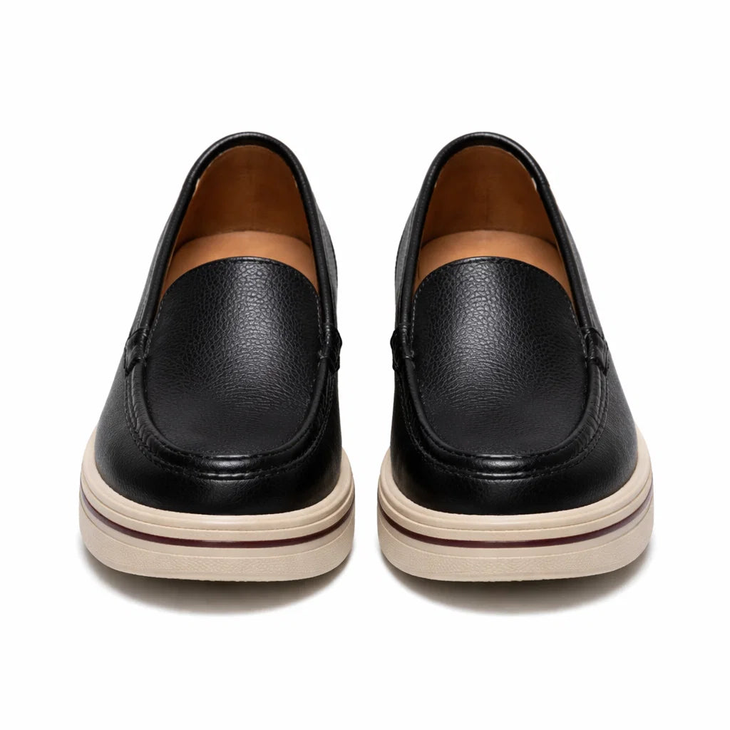 Women's Genuine Leather Platform Loafers – Maria