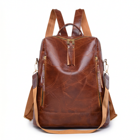 Women's Leather Backpack - Divine