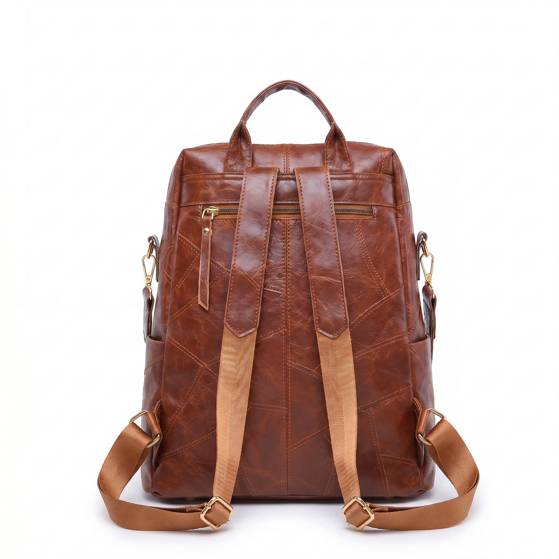 Women's Leather Backpack - Divine