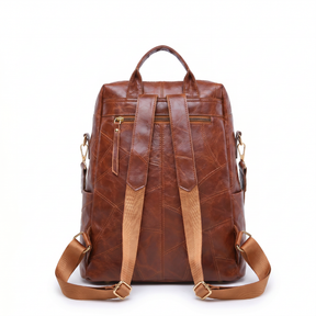 Women's Leather Backpack - Divine