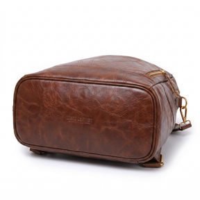 Women's Leather Backpack - Divine