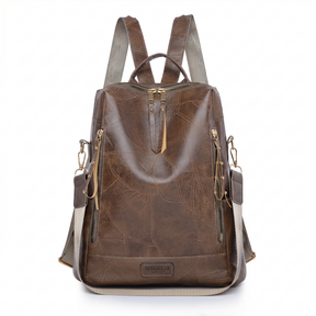 Women's Leather Backpack - Divine