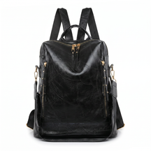Women's Leather Backpack - Divine