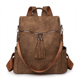 Women's Leather Backpack - Erza